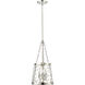 Adabella 3 Light 11.75 inch Polished Nickel Indoor Pendant Ceiling Light